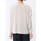 グロッシーツイル ギャザースリーブ プルオーバー | TAKA-Q WOMEN | 詳細画像8 