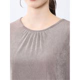 グロッシーツイル チューリップスリーブ プルオーバー | TAKA-Q WOMEN | 詳細画像21 