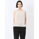 03ライトグレー | 前後2WAY グロッシーツイル タンクトップ | TAKA-Q WOMEN