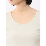 接触冷感 吸水速乾 ブライトリブ タンクトップ | TAKA-Q WOMEN | 詳細画像36
