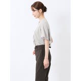 シルケットポンチ ボウタイ 半袖プルオーバー | TAKA-Q WOMEN | 詳細画像15