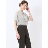 シルケットポンチ ボウタイ 半袖プルオーバー | TAKA-Q WOMEN | 詳細画像17