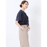 シルケットポンチ ボウタイ 半袖プルオーバー | TAKA-Q WOMEN | 詳細画像30