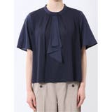 シルケットポンチ ボウタイ 半袖プルオーバー | TAKA-Q WOMEN | 詳細画像31
