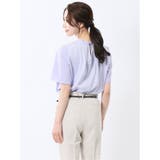 シルケットポンチ ボウタイ 半袖プルオーバー | TAKA-Q WOMEN | 詳細画像41