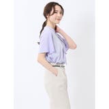 シルケットポンチ ボウタイ 半袖プルオーバー | TAKA-Q WOMEN | 詳細画像42