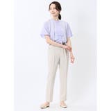 シルケットポンチ ボウタイ 半袖プルオーバー | TAKA-Q WOMEN | 詳細画像43