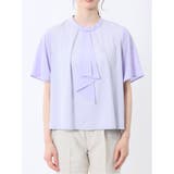 シルケットポンチ ボウタイ 半袖プルオーバー | TAKA-Q WOMEN | 詳細画像44