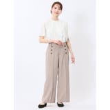 シルケットポンチ ボウタイ 半袖プルオーバー | TAKA-Q WOMEN | 詳細画像5