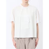 シルケットポンチ ボウタイ 半袖プルオーバー | TAKA-Q WOMEN | 詳細画像6
