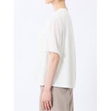 シルケットポンチ ボウタイ 半袖プルオーバー | TAKA-Q WOMEN | 詳細画像7