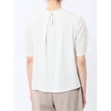 シルケットポンチ ボウタイ 半袖プルオーバー | TAKA-Q WOMEN | 詳細画像8