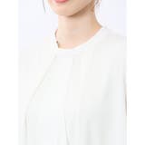 シルケットポンチ ボウタイ 半袖プルオーバー | TAKA-Q WOMEN | 詳細画像9