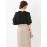 シルケットポンチ ビジュー付き 半袖プルオーバー | TAKA-Q WOMEN | 詳細画像15