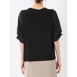 シルケットポンチ ビジュー付き 半袖プルオーバー | TAKA-Q WOMEN | 詳細画像20