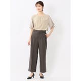 シルケットポンチ ビジュー付き 半袖プルオーバー | TAKA-Q WOMEN | 詳細画像29