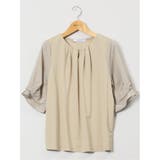 シルケットポンチ ビジュー付き 半袖プルオーバー | TAKA-Q WOMEN | 詳細画像35