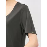 シルケットポンチ クルーネック半袖Tシャツ | TAKA-Q WOMEN | 詳細画像22 