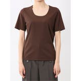 シルケットポンチ クルーネック半袖Tシャツ | TAKA-Q WOMEN | 詳細画像28 
