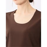 シルケットポンチ クルーネック半袖Tシャツ | TAKA-Q WOMEN | 詳細画像31 