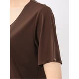 シルケットポンチ クルーネック半袖Tシャツ | TAKA-Q WOMEN | 詳細画像32 