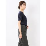 シルケットポンチ クルーネック半袖Tシャツ | TAKA-Q WOMEN | 詳細画像37 