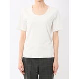 シルケットポンチ クルーネック半袖Tシャツ | TAKA-Q WOMEN | 詳細画像6 