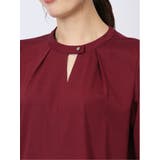 デザインネック 7分袖プルオーバー | TAKA-Q WOMEN | 詳細画像19 