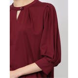 デザインネック 7分袖プルオーバー | TAKA-Q WOMEN | 詳細画像20 