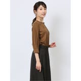 デザインネック 7分袖プルオーバー | TAKA-Q WOMEN | 詳細画像24 