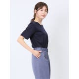 チュール衿 半袖Ｔシャツ | TAKA-Q WOMEN | 詳細画像17 