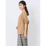 比翼 クルーネック 半袖ブラウソー | TAKA-Q WOMEN | 詳細画像12 