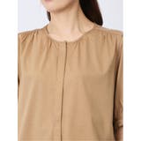 比翼 クルーネック 半袖ブラウソー | TAKA-Q WOMEN | 詳細画像19 