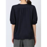 比翼 クルーネック 半袖ブラウソー | TAKA-Q WOMEN | 詳細画像28 