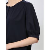 比翼 クルーネック 半袖ブラウソー | TAKA-Q WOMEN | 詳細画像30 