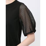 レース切替 クルーネック 半袖プルオーバー | TAKA-Q WOMEN | 詳細画像20 