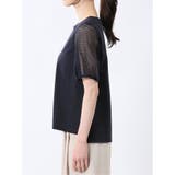 レース切替 クルーネック 半袖プルオーバー | TAKA-Q WOMEN | 詳細画像27 