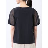 レース切替 クルーネック 半袖プルオーバー | TAKA-Q WOMEN | 詳細画像28 