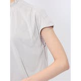 チュール ギャザーネック半袖プルオーバー | TAKA-Q WOMEN | 詳細画像11