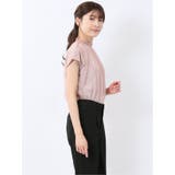 チュール ギャザーネック半袖プルオーバー | TAKA-Q WOMEN | 詳細画像16