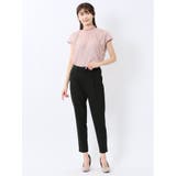 チュール ギャザーネック半袖プルオーバー | TAKA-Q WOMEN | 詳細画像17