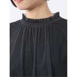 チュール ギャザーネック半袖プルオーバー | TAKA-Q WOMEN | 詳細画像33