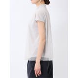 チュール ギャザーネック半袖プルオーバー | TAKA-Q WOMEN | 詳細画像7