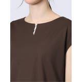 接触冷感 フェイクパール付きプルオーバー | TAKA-Q WOMEN | 詳細画像38 