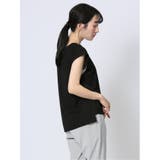 接触冷感 フェイクパール付きプルオーバー | TAKA-Q WOMEN | 詳細画像4 