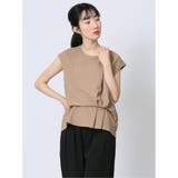 30茶 | カットジャガード ブラウジングプルオーバー | TAKA-Q WOMEN