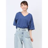 70青 | ハンチ/HUNCH USAコットン 前後2WAY カットソー | TAKA-Q WOMEN