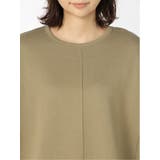 裏毛サイド切替 クルーネック ゆるプルオーバー | TAKA-Q WOMEN | 詳細画像28