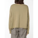 裏毛サイド切替 クルーネック ゆるプルオーバー | TAKA-Q WOMEN | 詳細画像30