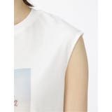 転写プリント フレンチスリーブプルオーバー | TAKA-Q WOMEN | 詳細画像24 